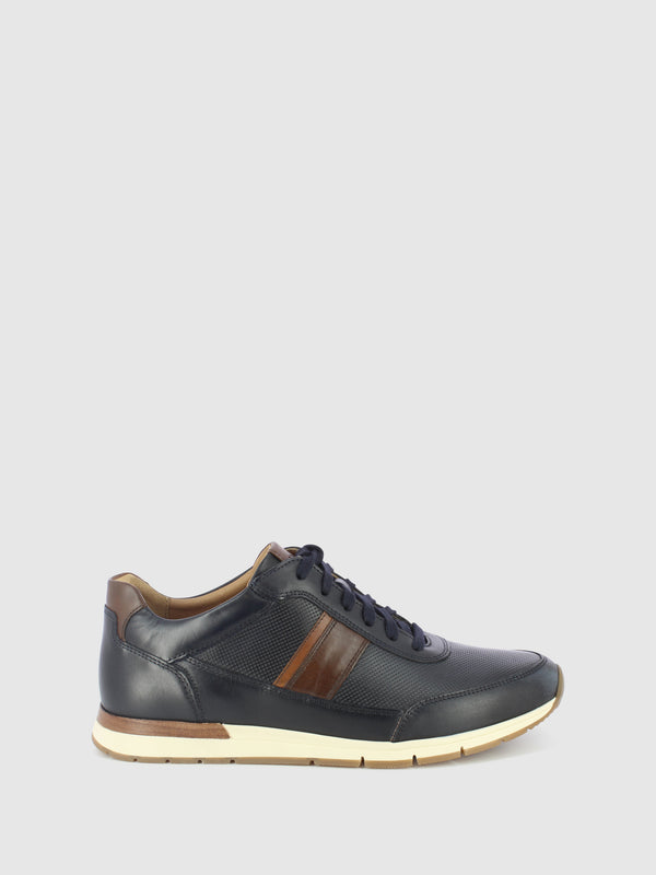 Sapatos com Atacadores em Azul Marinho